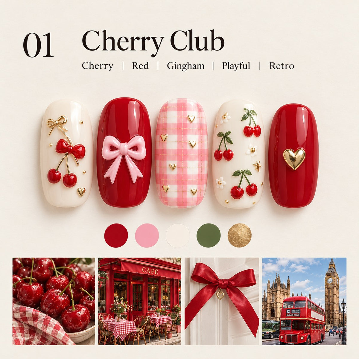 Cherry Club design card