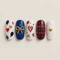 Eclectic London press-on nails